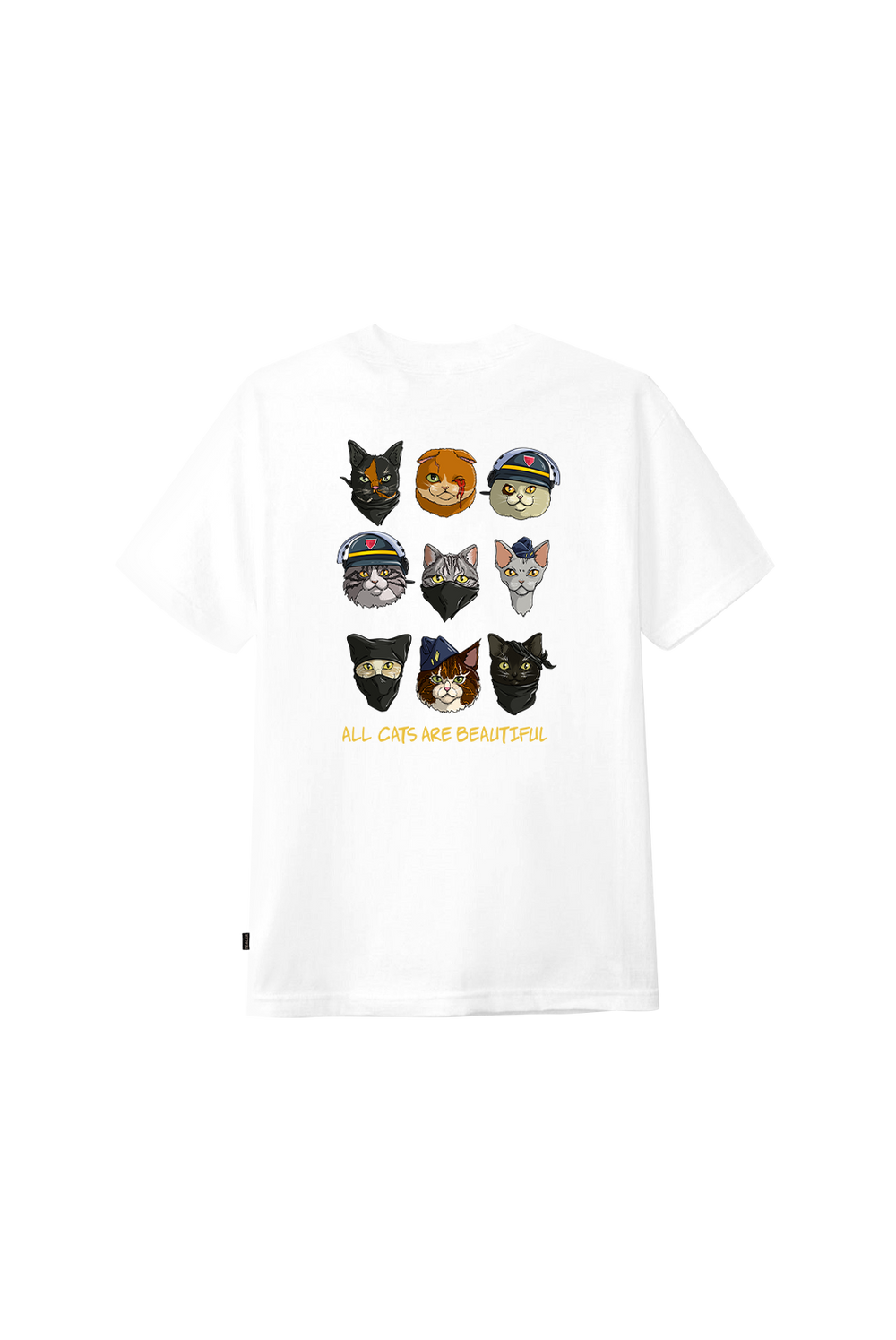 Acab all cats are beautifull, Tee White