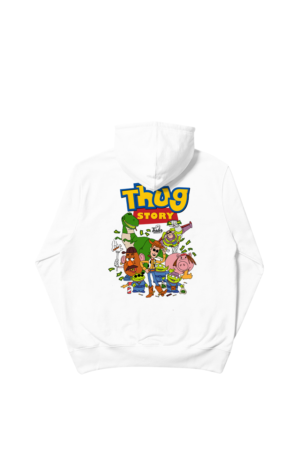 Tealer thug story woody buzz l'eclaire toy story,  Hoodie White