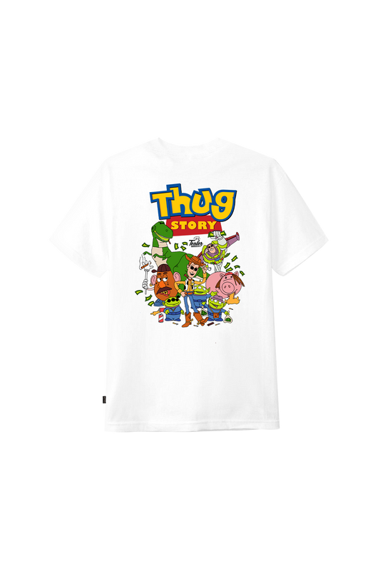 Tealer thug story woody buzz l'eclaire toy story,  Tee White