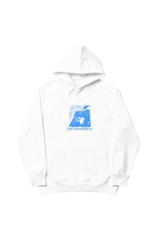 Dont mess with cat trash punk Tealer, Hoodie White