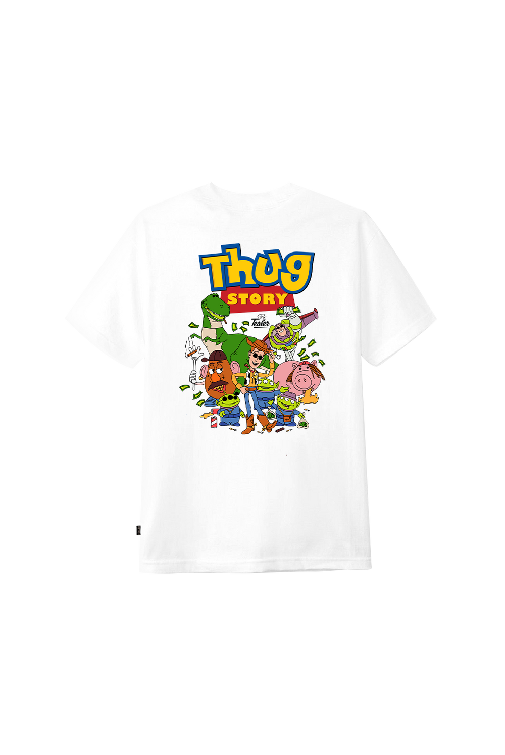 Tealer thug story woody buzz l'eclaire toy story,  Tee White