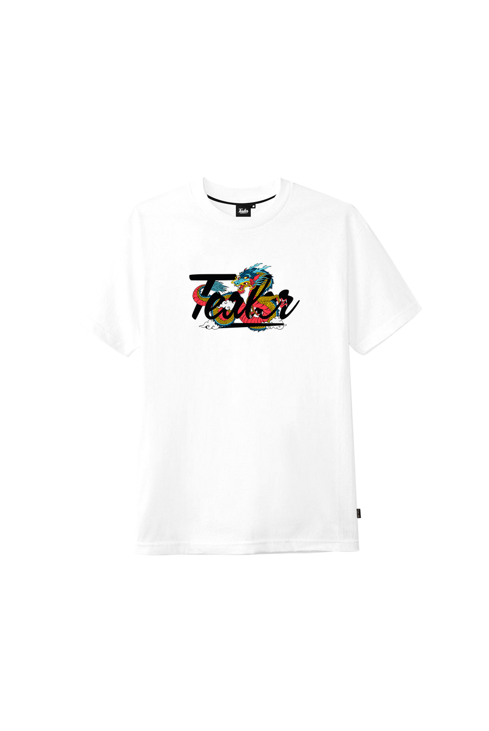 Tealer Dragon Signature logo, Tee White