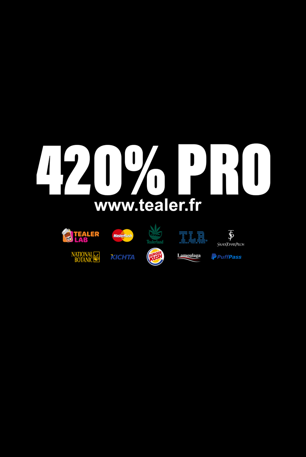 420 PRO Tealer, Tee Black