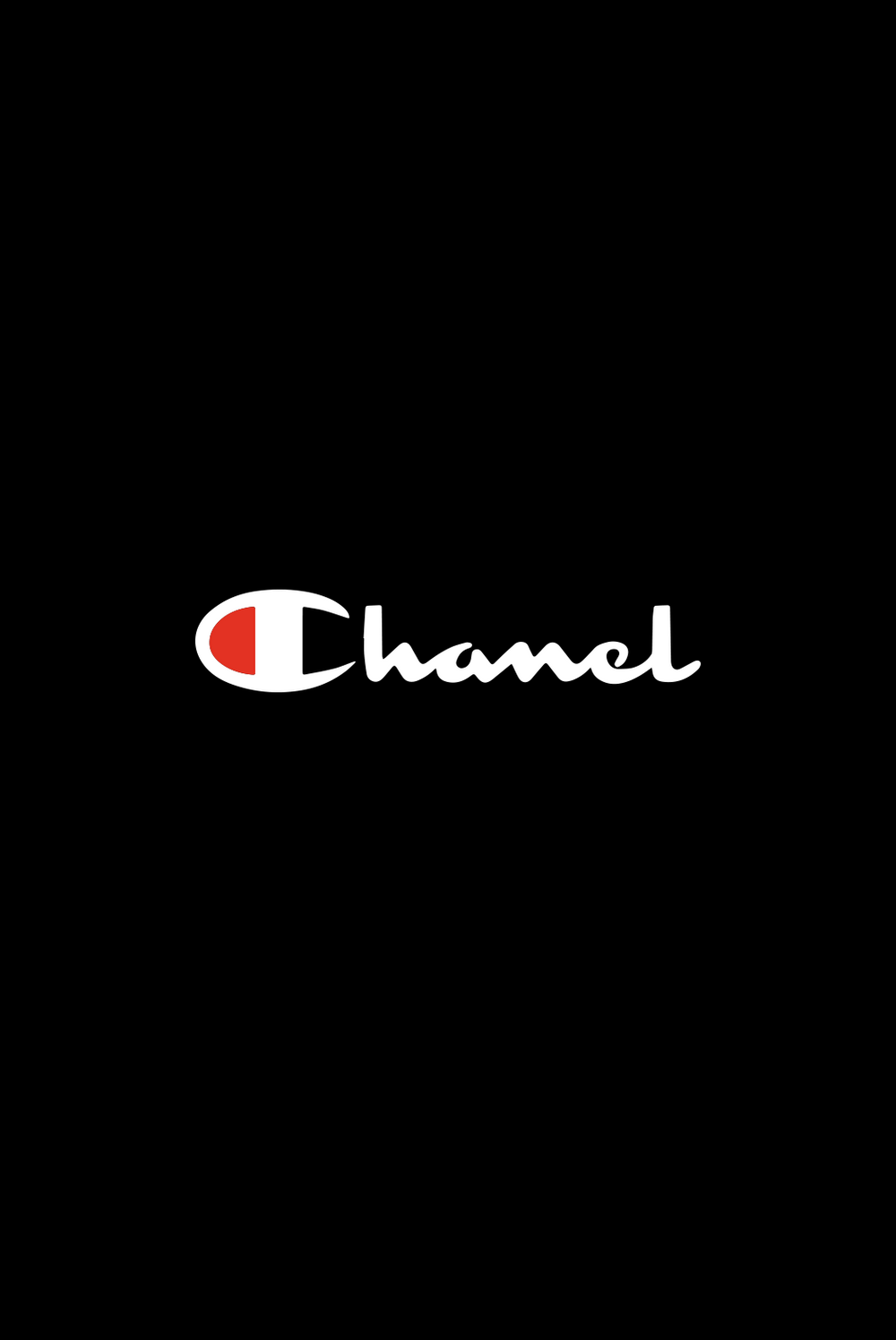 Champion Chanel tealer, Hoodie Black