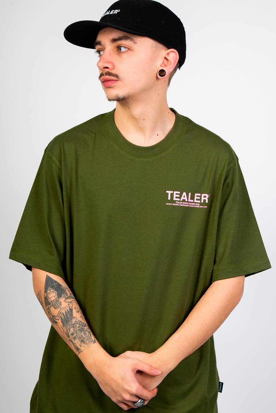 Tee-shirt Tealer Basic , Tee Khaki